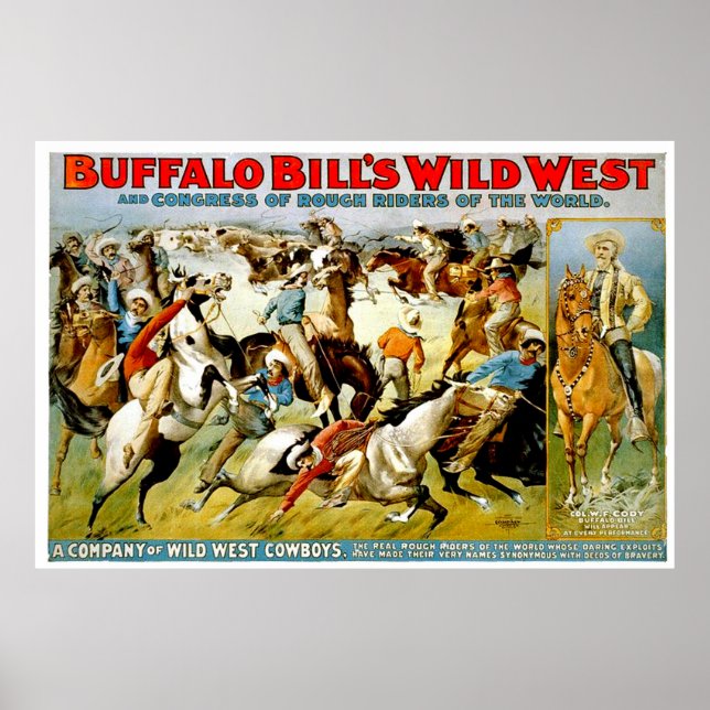 Wild West Cowboys - Poster (Frente)