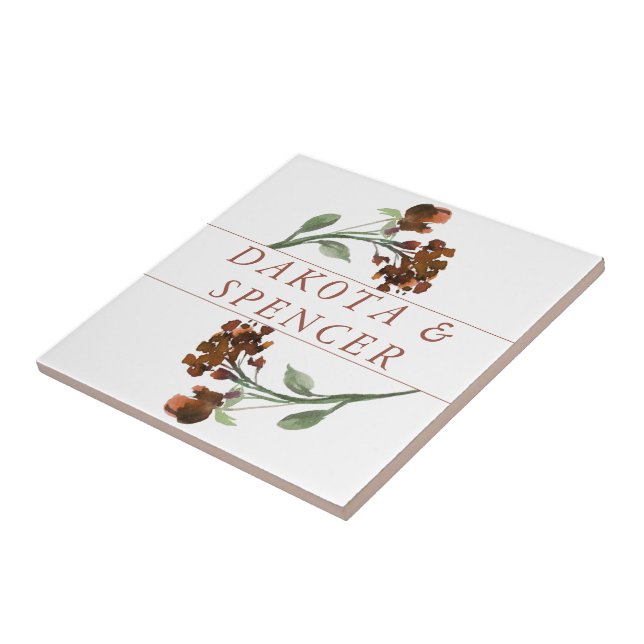 Wildbloom | Terracotta Orange Bohemian Personaliza (Lateral)