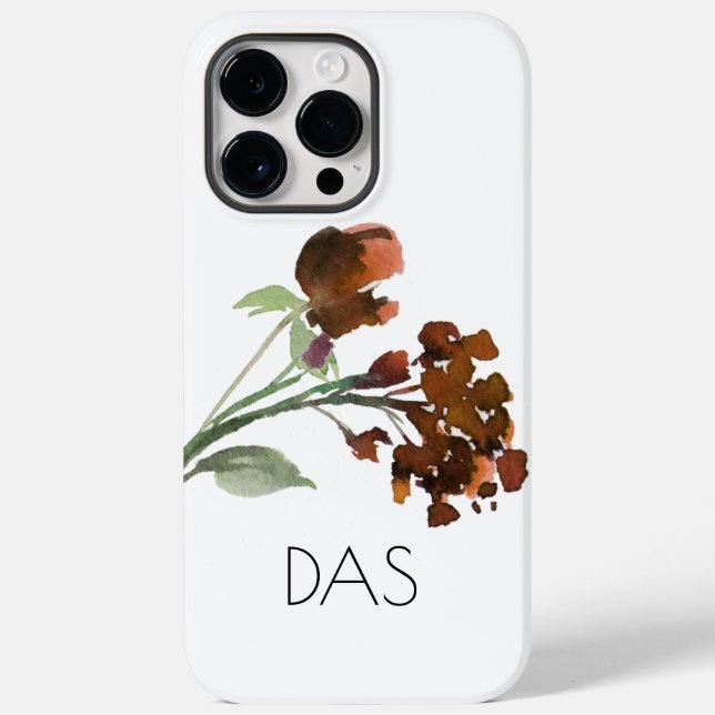 Wildbloom | Terracotta Orange Bohemian Personaliza (Verso)