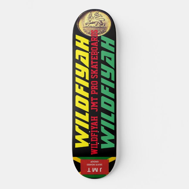 WILDFIYAH JMT 8, 1/4", skateboard Deck (Frente)