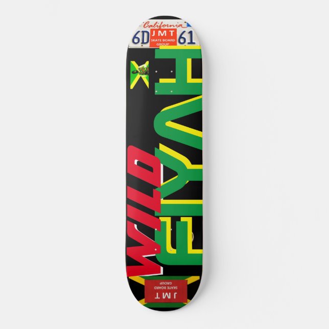 WILDFIYAH JMT 8, 1/4", skateboard Deck (Frente)