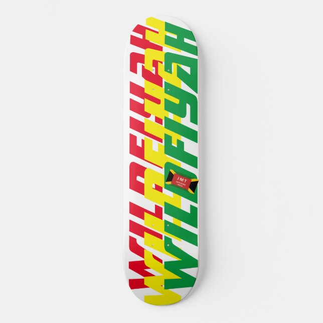 WILDFIYAH JMT 8, 1/4", skateboard Deck (Frente)