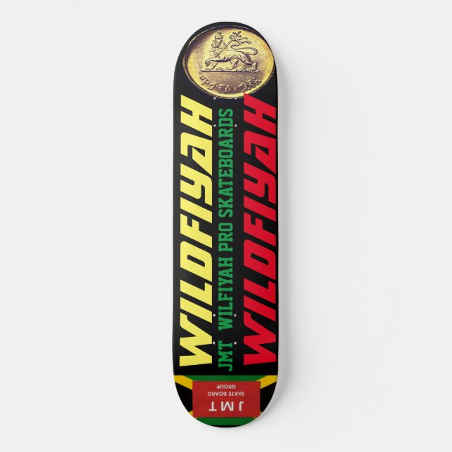 WILDFIYAH JMT OFFICIAL (C) 8, 1/4", skate Deck (Frente)