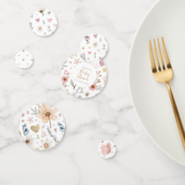 Wildflower Boho Floral Chá de fraldas
