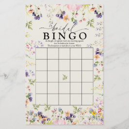 Wildflower Bridal Bingo | Jogos