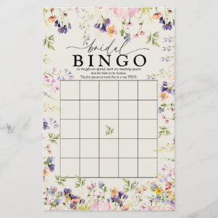 Wildflower Bridal Bingo Jogos