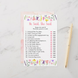 Wildflower Disse Que Disse Jogo De Brida