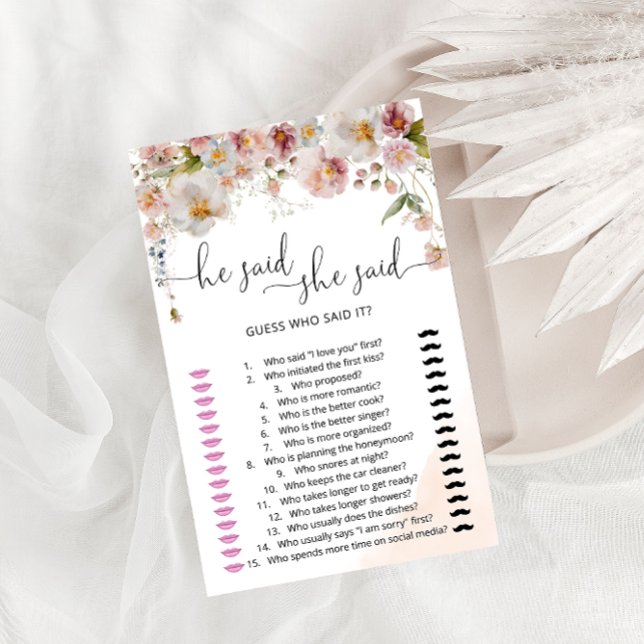 Wildflower Disse Que Disse Que Disse Jogo De Chá d (Criador carregado)