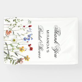 Wildflower Elegante Obrigado Chuva de Presentes