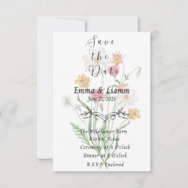 Wildflower Fling Salvar Cartão de Data