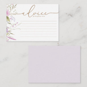 Wildflower Meadow   Cartão de Chá de fraldas