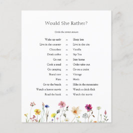 Wildflower Meadow Ela Faria Um Jogo De Preferencia