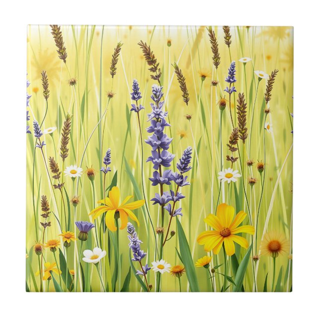 Wildflower Meadow Summer Pattern (Frente)