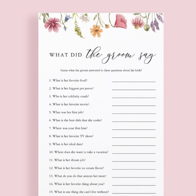 Wildflower O Que O Grupo Disse Jogo De Brida? (Criador carregado)