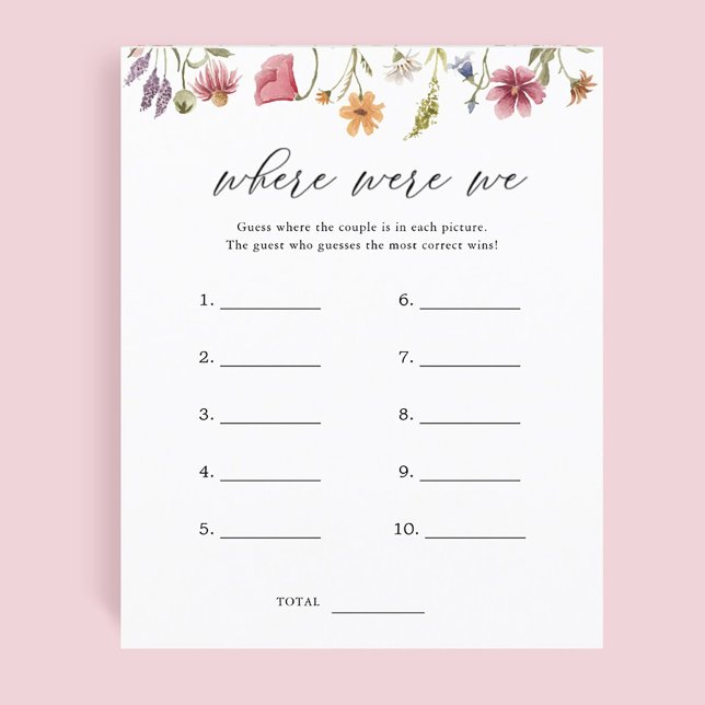 Wildflower Onde Estávamos Jogando Chá (Criador carregado)