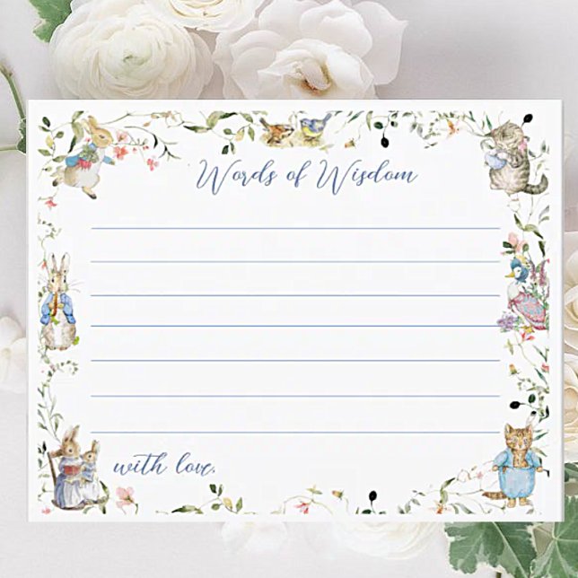 Wildflower Peter as palavras do coelho do conselho (Criador carregado)