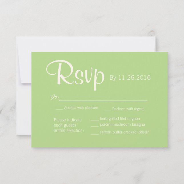 Wildflower RSVP (Verso)