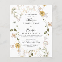 Wildflower Save the Date