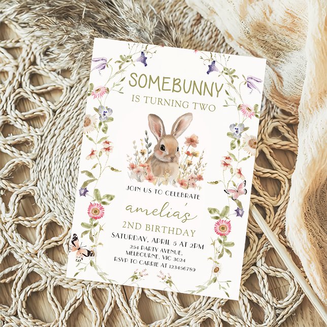 Wildflower Um Convite Para Aniversário Para Uma Ga (Criador carregado)