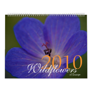 Wildflowers do calendário de Europa 2010