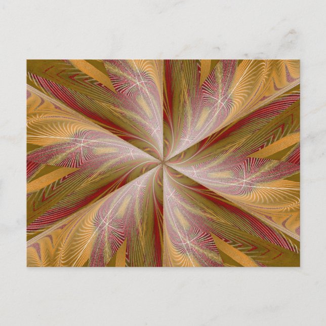 WILDFLOWIN SPIRAL 4 Cartão postal (Frente)