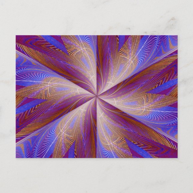 WILDFLOWIN SPIRAL 5 Cartão postal (Frente)