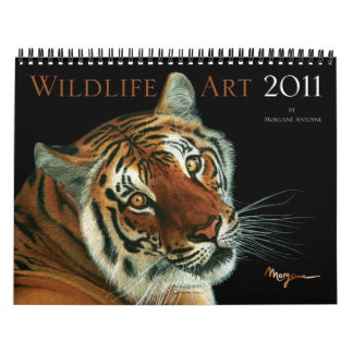 Wildlife Art 2011 calendário de Morgane Antoine