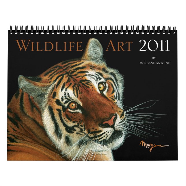 Wildlife Art 2011 calendário de Morgane Antoine (Capa)