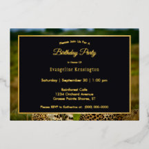 Wildlife Cheetah Pair Birthday Dourado