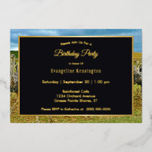 Wildlife Ostrich Flock Dourado Birthday