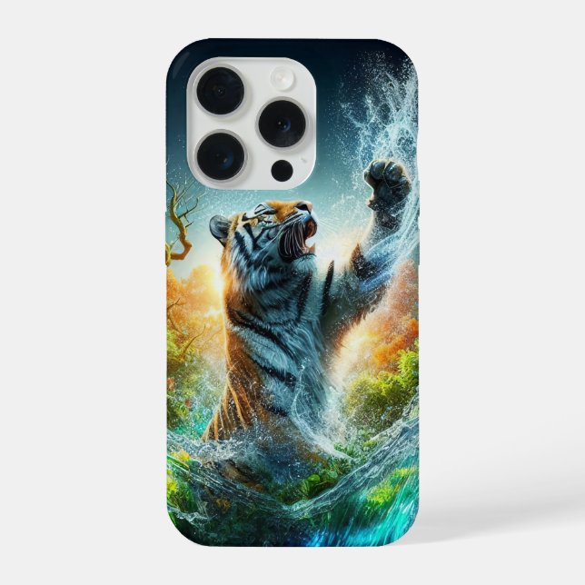 Wildlife Tiger Splash (Verso)