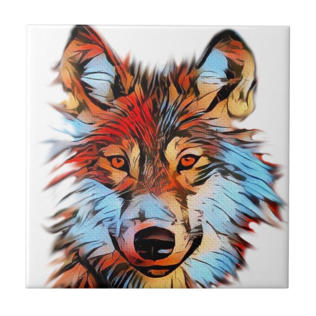 Wildlife Wolf Art (Frente)