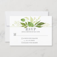 Wildwoods Botanicals Greenery Frame RSVP