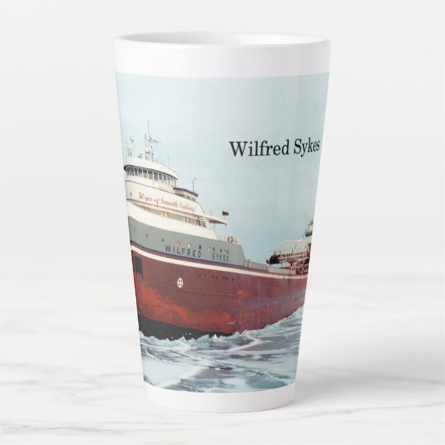 Wilfred Sykes 50th Anniv. caneca latte (Frente)