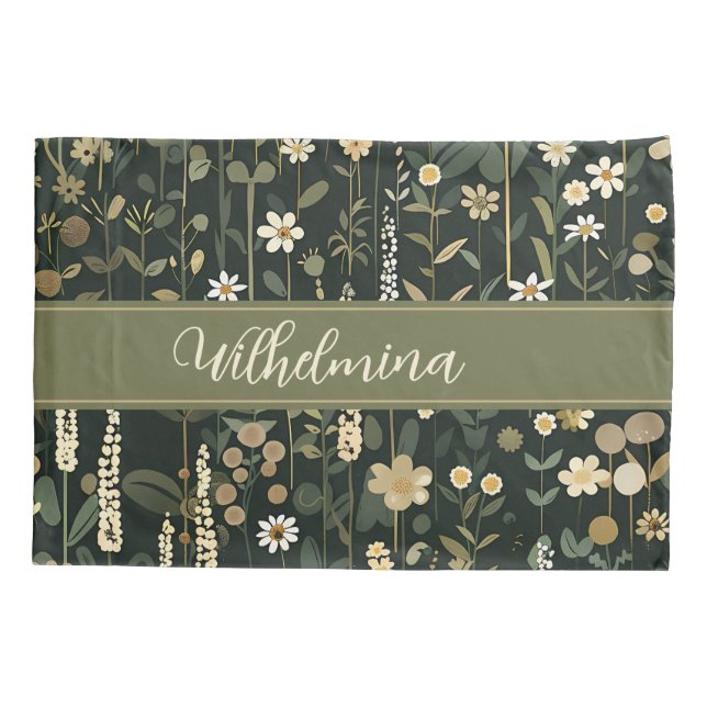 Wilhelmina Dark Daisy Floral (Verso)