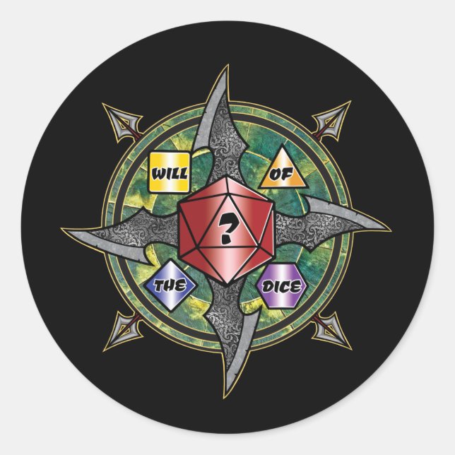 Will do adesivo de Dice (Frente)