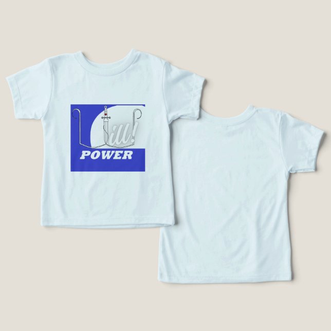 "Will Power" BLUE, da coleção Kriyas (Design Frente e Verso)