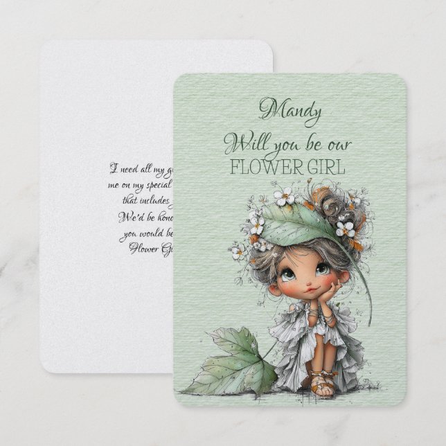 Will You Be My Flower Girl (Frente/Verso)