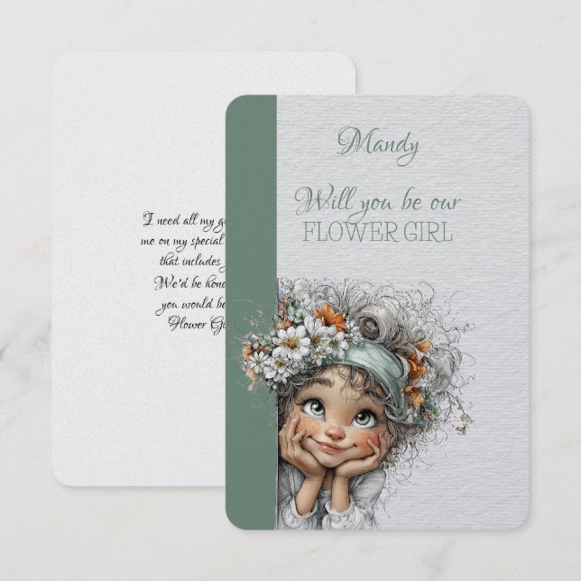 Will You Be My Flower Girl (Frente/Verso)