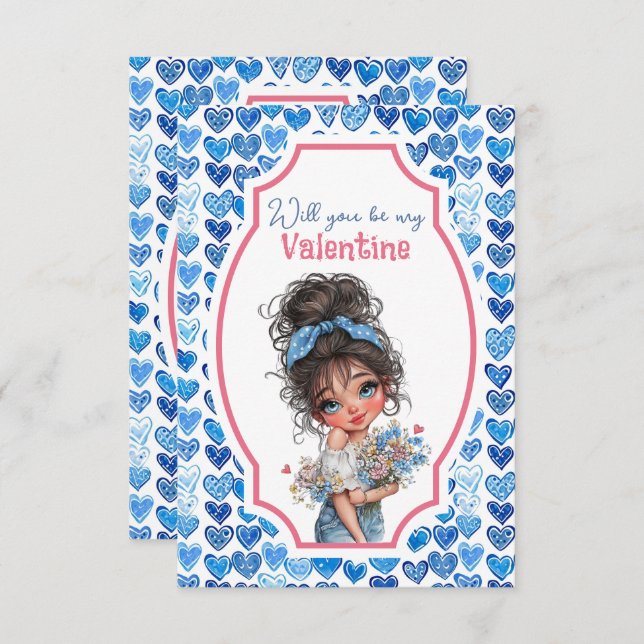 Will You Be My Valentine Teen  (Frente/Verso)