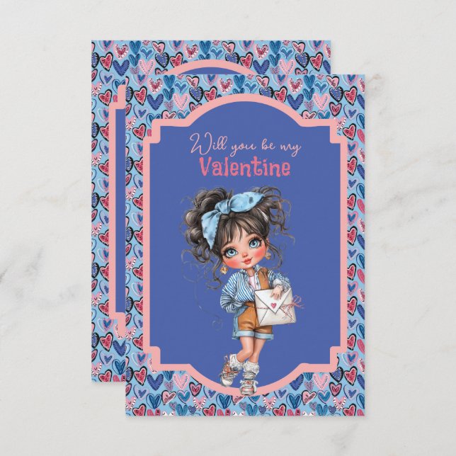 Will You Be My Valentine Teen  (Frente/Verso)