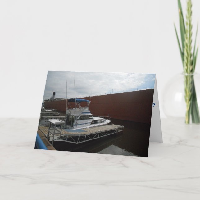 "WILLIAM A. IRVIN & Barcos de Pesca" Cartão de Mel (Frente)