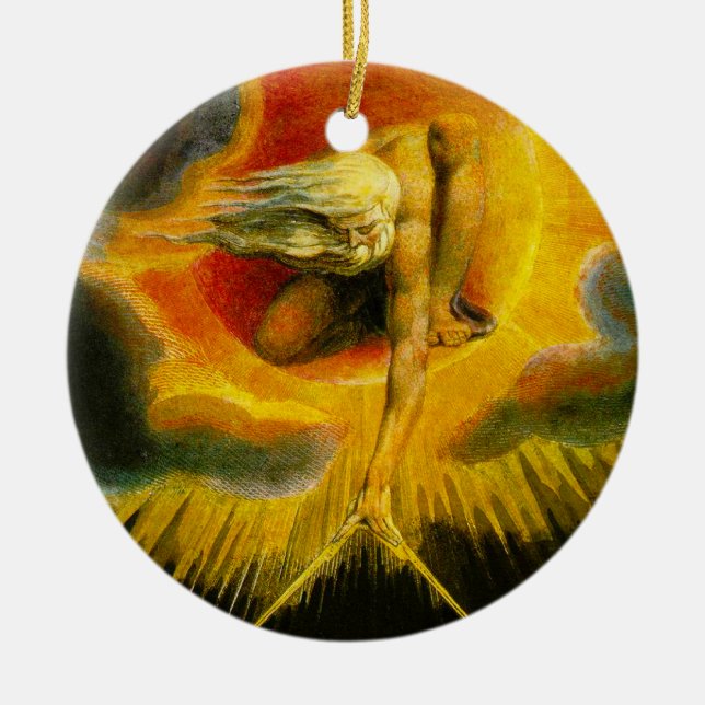 William Blake antigo do ornamento dos dias (Frente)