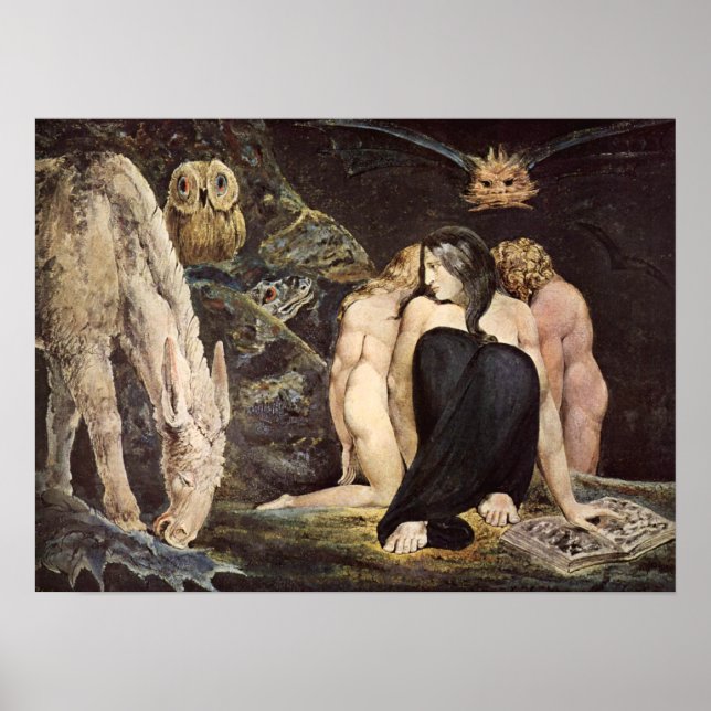 William Blake Hecate Poster (Frente)