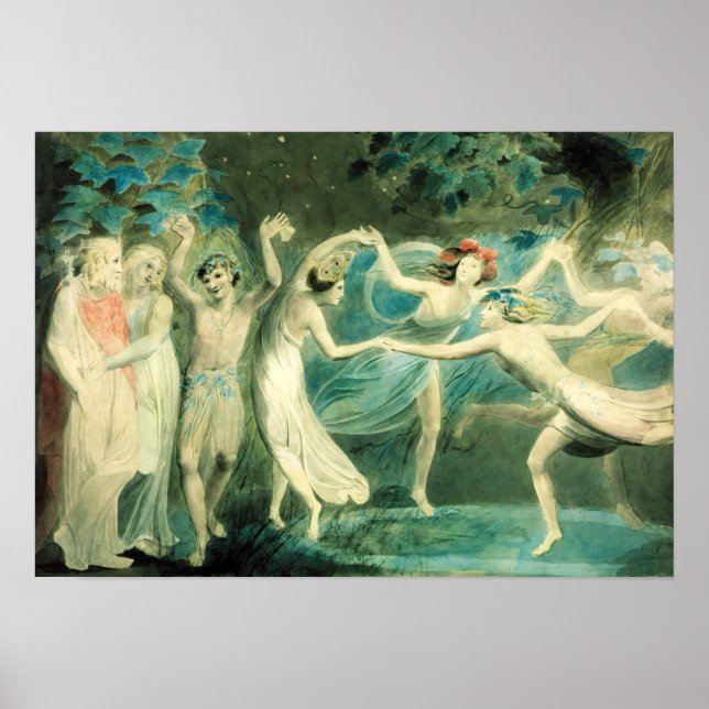 William Blake MidSummer Night's Dream Poster (Frente)