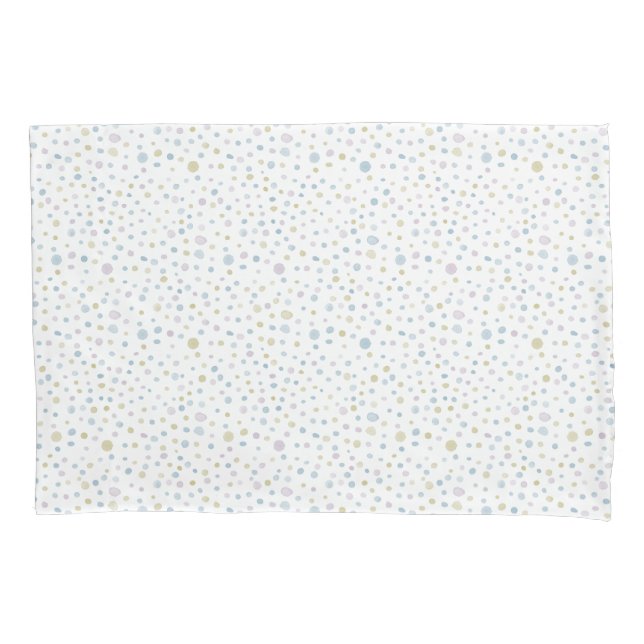 William Confetti Watercolor Dots Pillowcase (Frente)