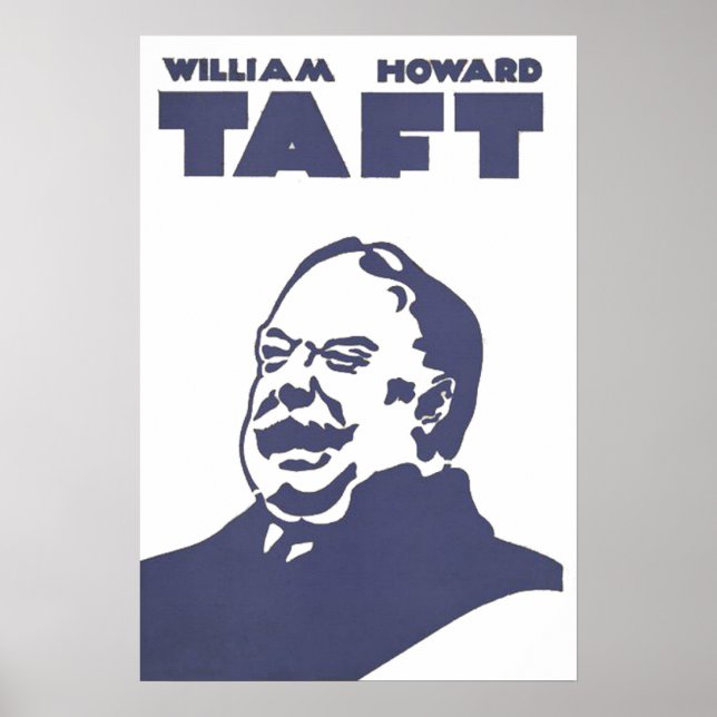 William Howard Taft Presidente dos EUA Poster (Frente)