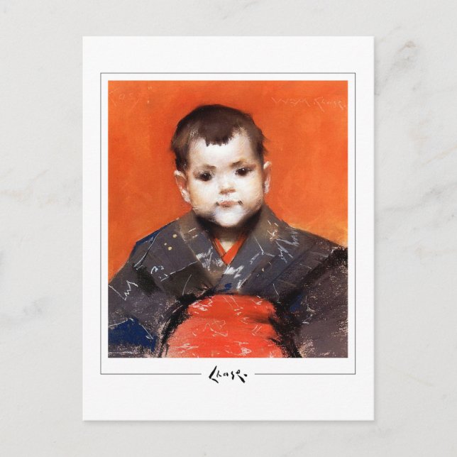 William Merritt Chase #219 - Cartão postal de arte (Frente)