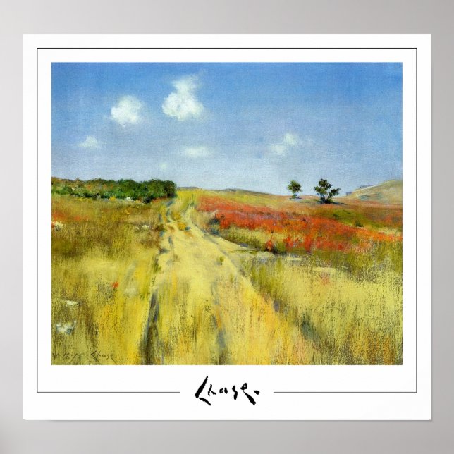 William Merritt Chase Zedign Art Poster #222 (Frente)