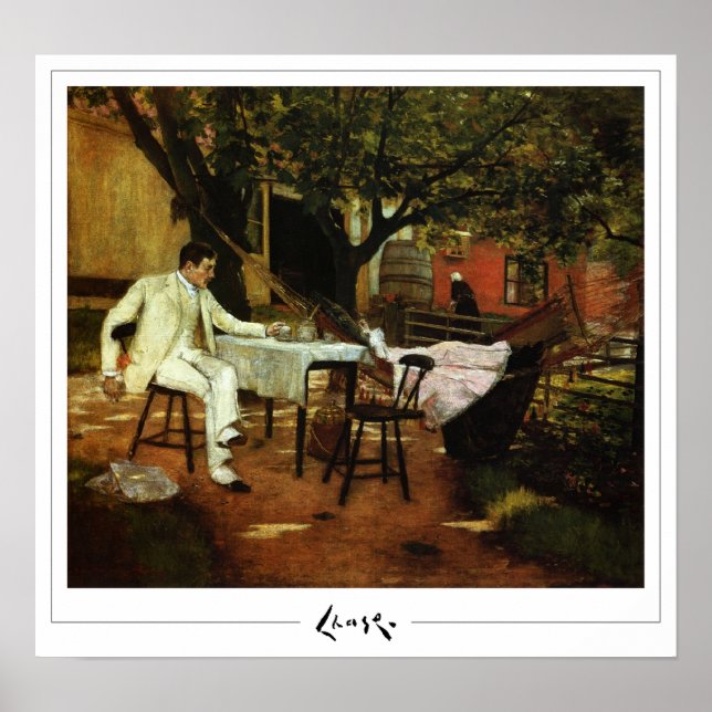 William Merritt Chase Zedign Art Poster #330 (Frente)
